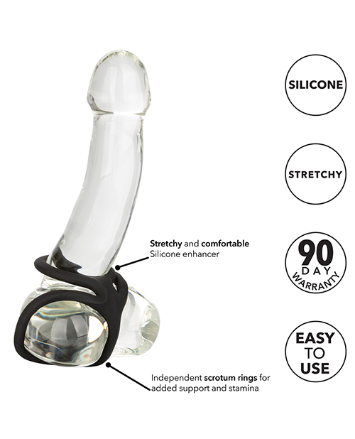CalExotics Silicone Ball Spreader - Black