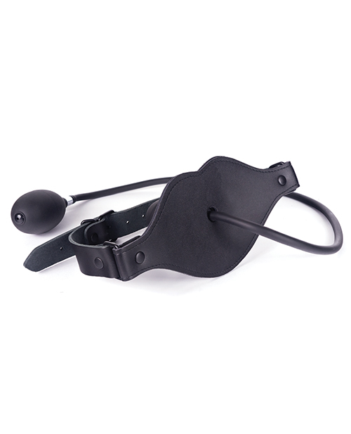 Spartacus Fetish Inflatable Silicone P. Gag With Leather Strap