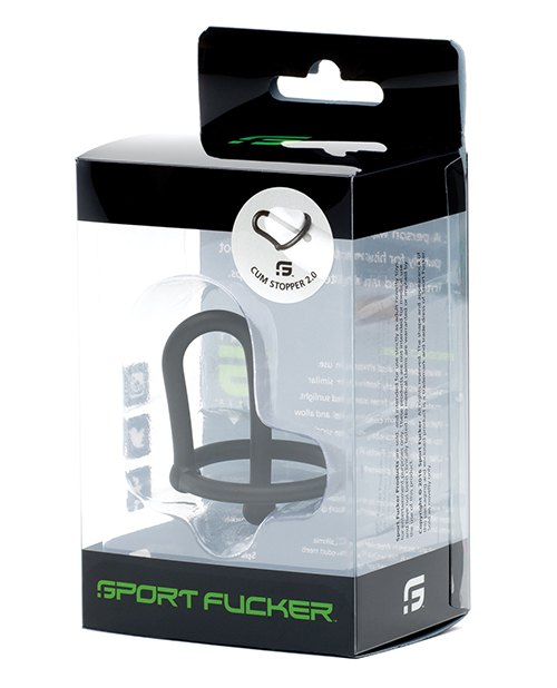 Sport F*cker Cum Stopper 2.0 Urethral Plug - Black