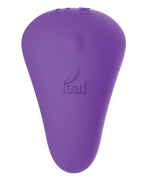 BMS Leaf Plus Spirit Vibrator With Remote Control - Purple