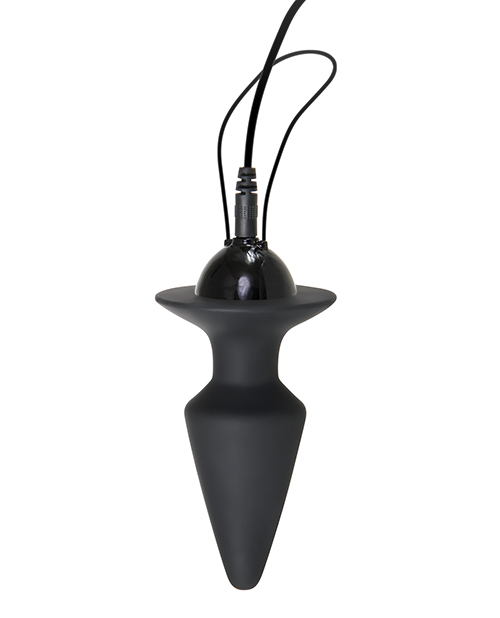 Evolved Butt Plug & Play Remote Anal Butt Plug - Black