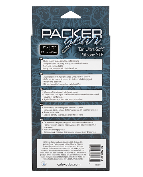 CalExotics Packer Gear Ultra Soft Silicone Stp - Tan