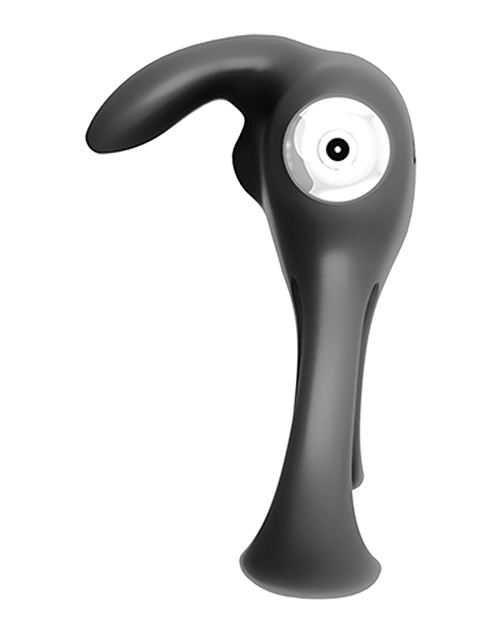 VeDO Thunder Rechargeable Dual Cock Ring - Just Black