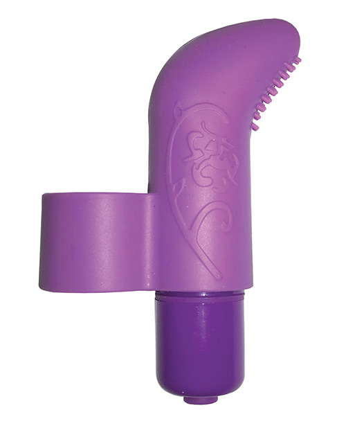 Icon Brands The 9's S - Finger Vibrator - Purple