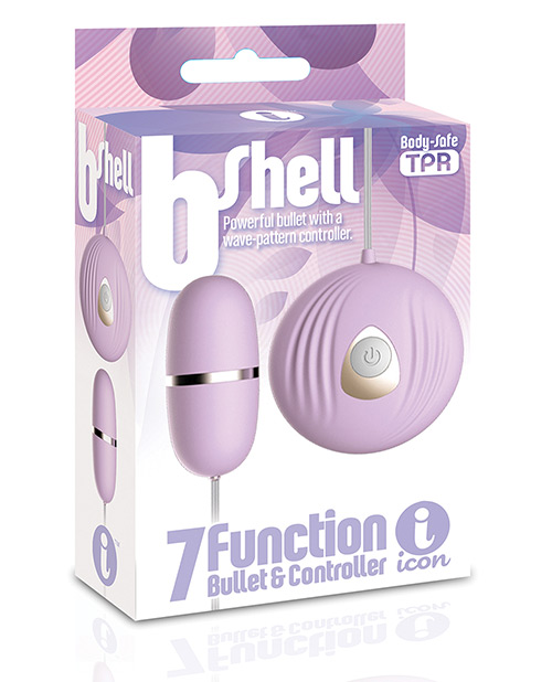 Icon Brands The 9's B - Shell Bullet Vibrator - Purple