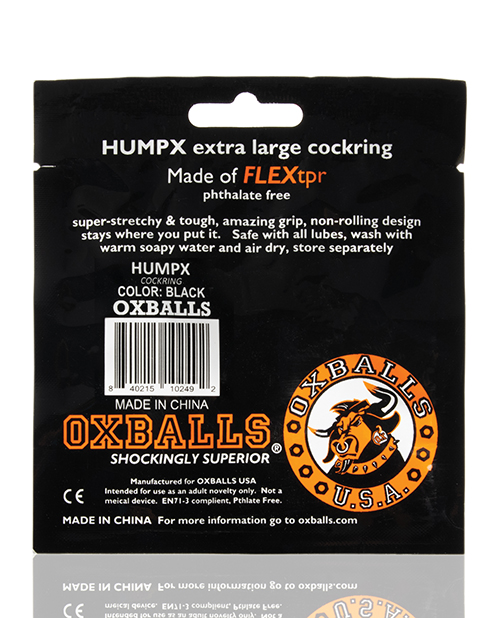 Oxballs Humpx Cock Ring - Black