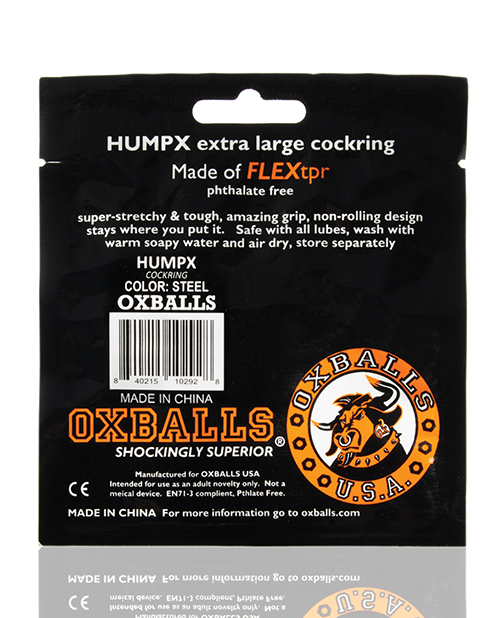 Oxballs Humpx Cock Ring - Steel