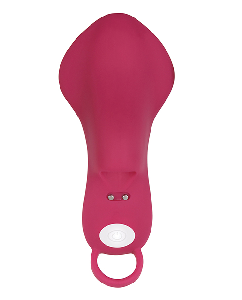Evolved Frisky Finger Rechargeable Bullet Vibrator - Burgundy