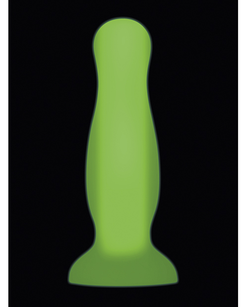 Evolved Luminous Anal Butt Plug Large - Green