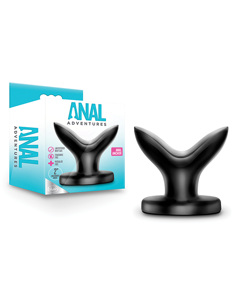Blush Anal Anchor Butt Plug - Black