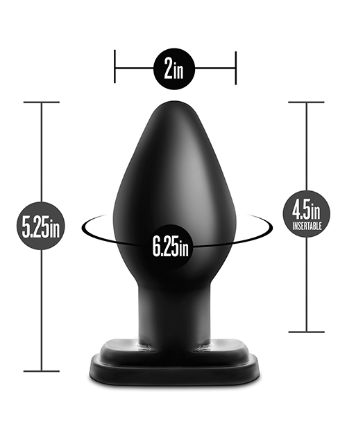 Blush XL Butt Plug - Black