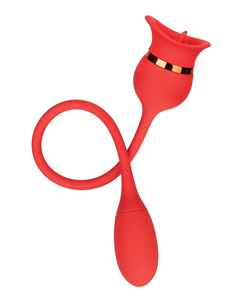 CalExotics French Kiss Casanova Clitoral Stimulator - Red