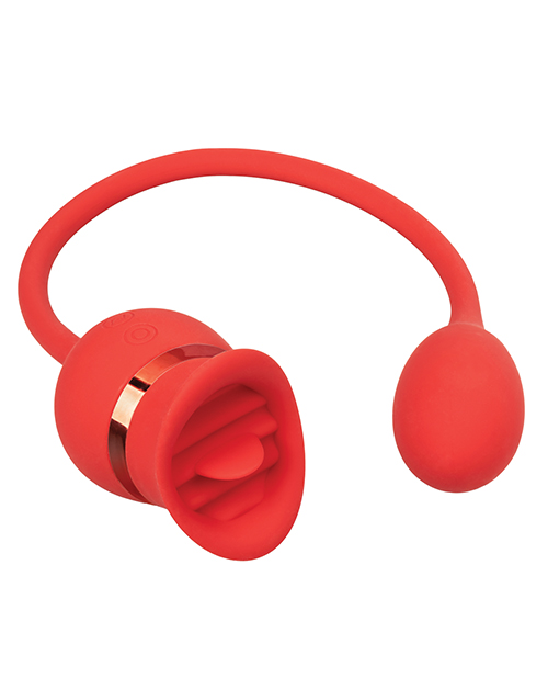 CalExotics French Kiss Casanova Clitoral Stimulator - Red