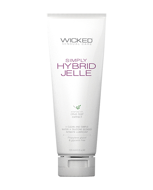 Wicked Sensual Care Collection Simply Hybrid Jelle Personal Lubricant - 4 Oz