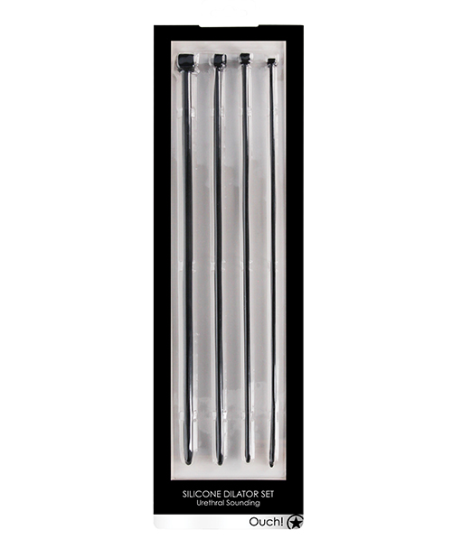 Shots Ouch Fetish Urethral Sounding Dilator Set - Black