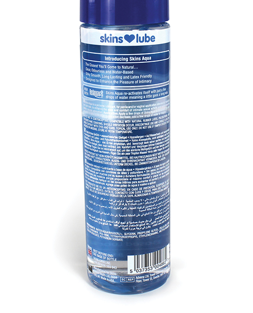 Creative Conceptions Skins Aqua Water Based Personal Lubricant - 8.5 Oz