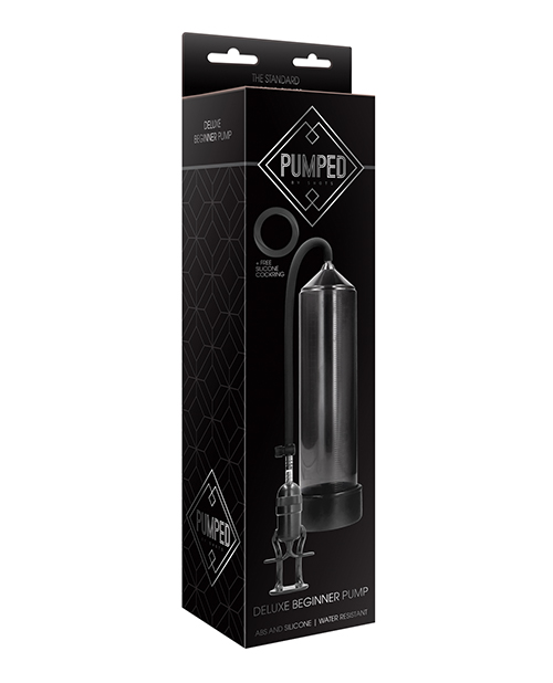Shots Pumped Deluxe Beginner Penis Pump - Black