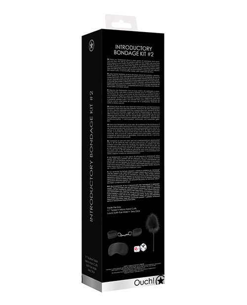 Shots Ouch Fetish Introductory Bondage Kit Number 2 - Black