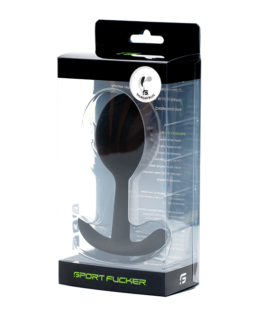 Sport F*cker Thunder Butt Plug Medium - Black