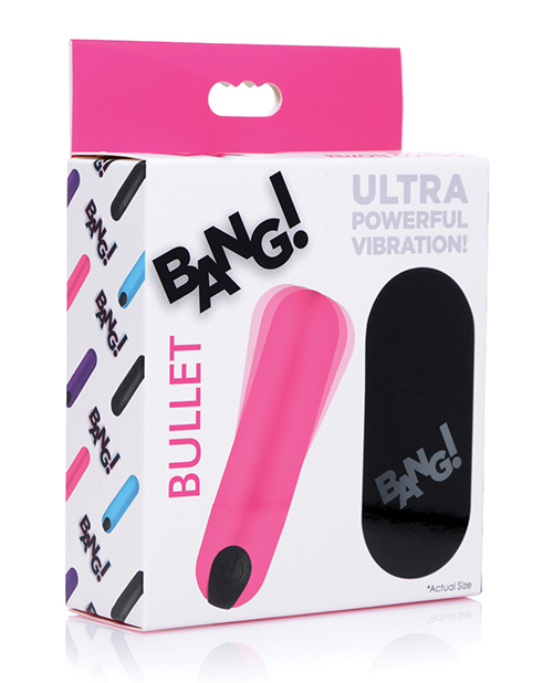 XR Bang! Vibrating Bullet With Remote Control - Pink