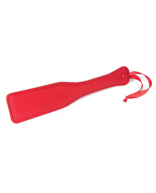 Spartacus Fetish Pu Paddle With Reverse Plush - Red