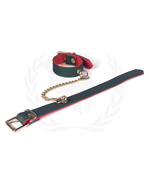 Spartacus Fetish Pu Beginners Wrist Restraints - Green/Red