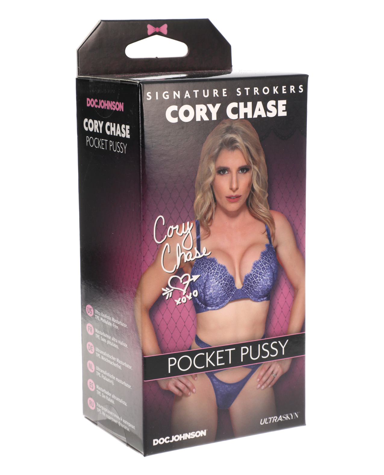 Doc Johnson Signature Strokers Ultraskyn Pocket Pussy Masturbator Stroker - Cory Chase