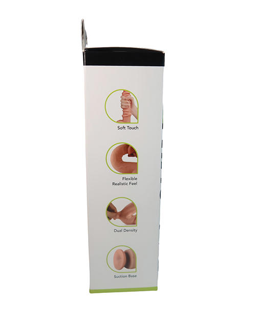 Voodoo Get Lucky 8.0" Real Skin Series Realistic Dildo - Flesh