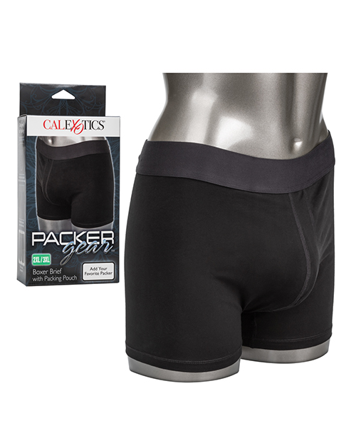 CalExotics Packer Gear Boxer Brief With Packing Pouch - 2Xl/3Xl