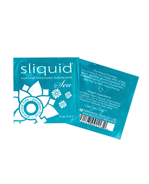 Sliquid Naturals Sea Pillows Personal Lubricant .17 Oz