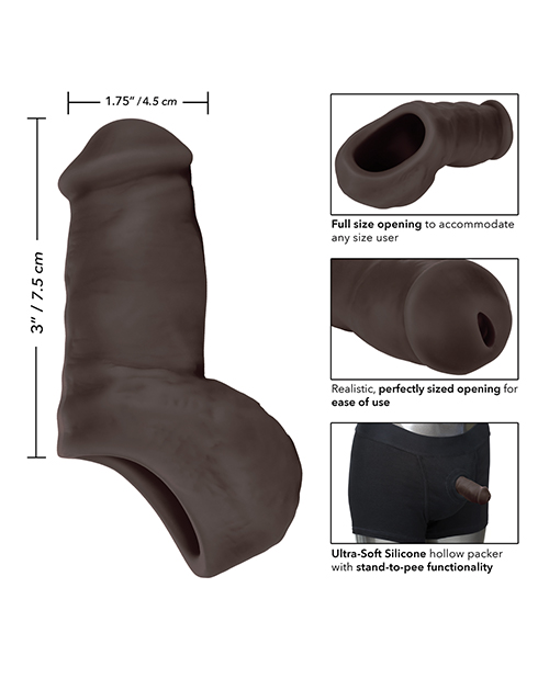 CalExotics Packer Gear Ultra - Soft Silicone Stp - Black
