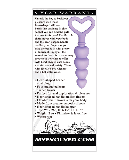 Evolved Anal Sweet Treat Butt Plug - Purple