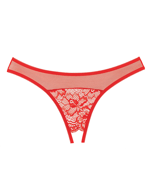 Allure Adore Just A Rumor Panty Red O/S