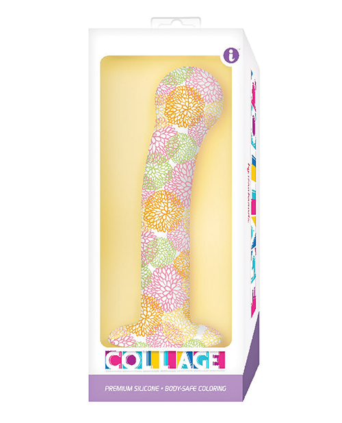 Icon Brands Collage Catch The Bouquet G-Spot Silicone Suction Cup Dildo