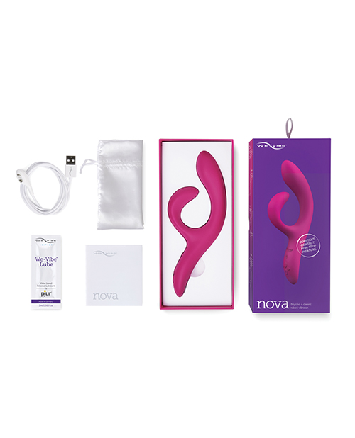We-Vibe Nova 2 Flexible Rabbit Vibrator - Fuchsia