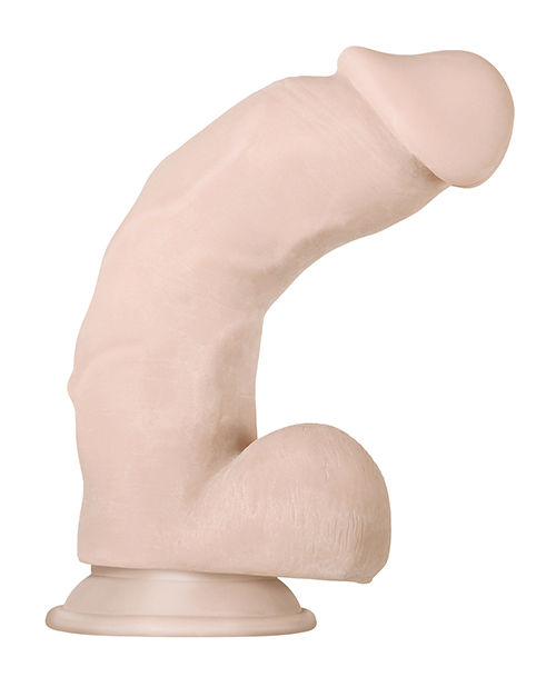 Evolved Real Supple Poseable Girthy Suction Cup Dildo - Light