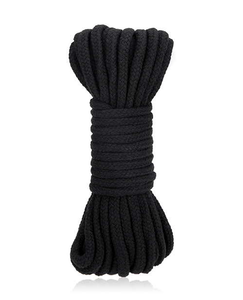 Lux Fetish Bondage Rope - 10M/33 Ft Black