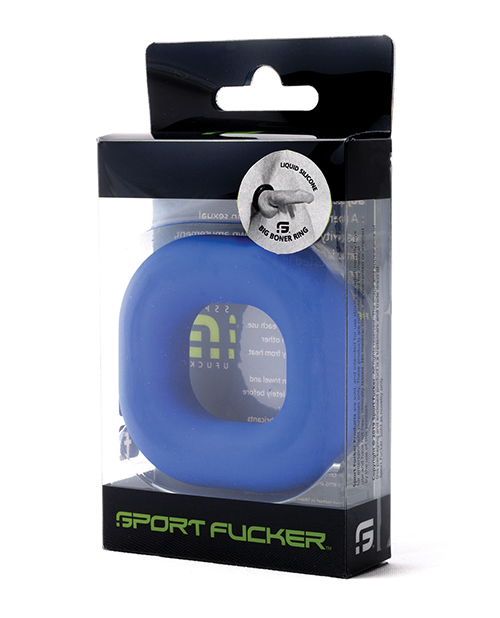 Sport F*cker Big Boner Cock Ring - Blue
