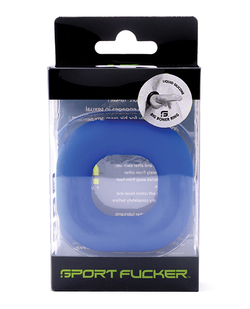 Sport F*cker Big Boner Cock Ring - Blue