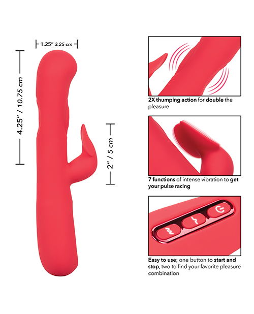 CalExotics Throb Flutter Rabbit Vibrator