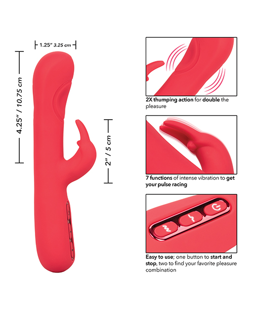 CalExotics Throb Pulse Rabbit Vibrator