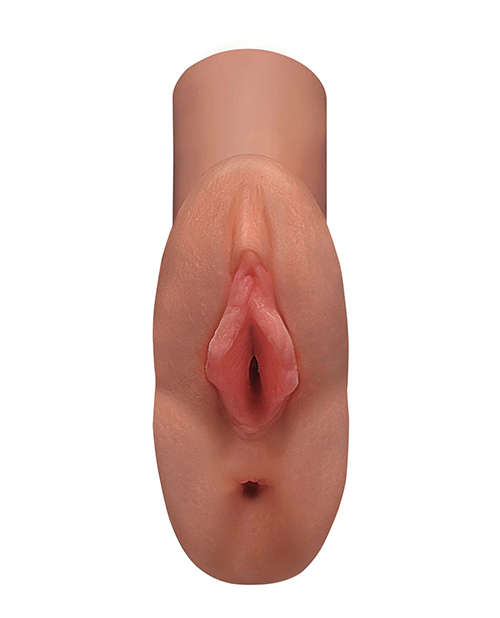 Pipedream Pdx Plus Perfect Pussy Double Stroker Masturbator - Tan