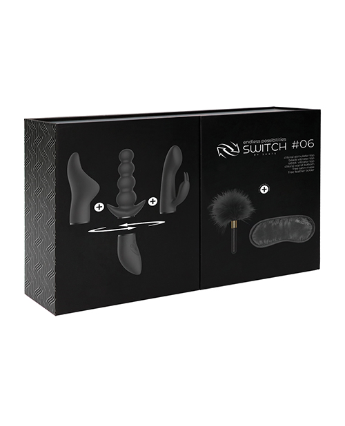 Shots Switch Pleasure Kit Number 6 Vibrator - Black