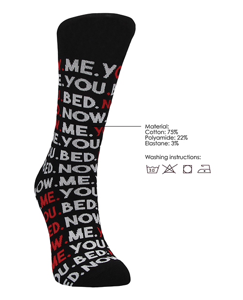 Shots Sexy Socks You, Me, Bed, Now - Male