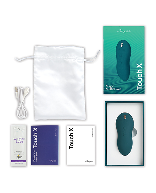We-Vibe Touch X Pocket Vibrator - Green Velvet