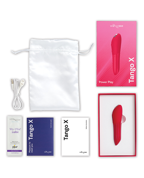 We-Vibe Tango X Pocket Vibrator - Cherry Red