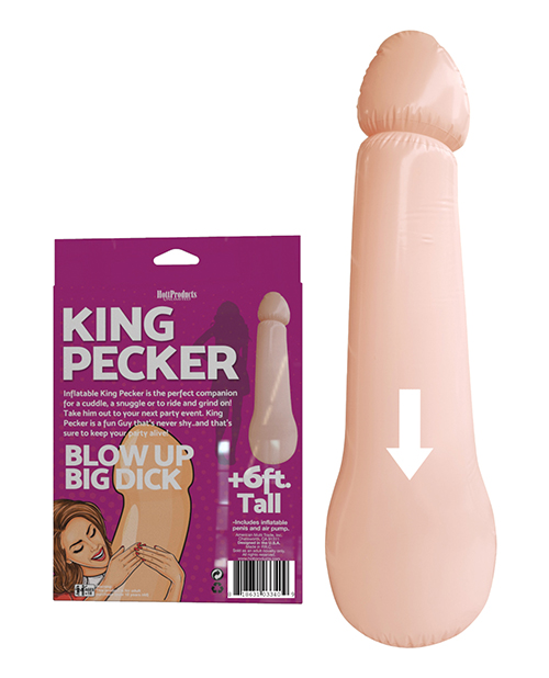 Hott Products King Pecker 6 Ft Giant Inflatable Penis