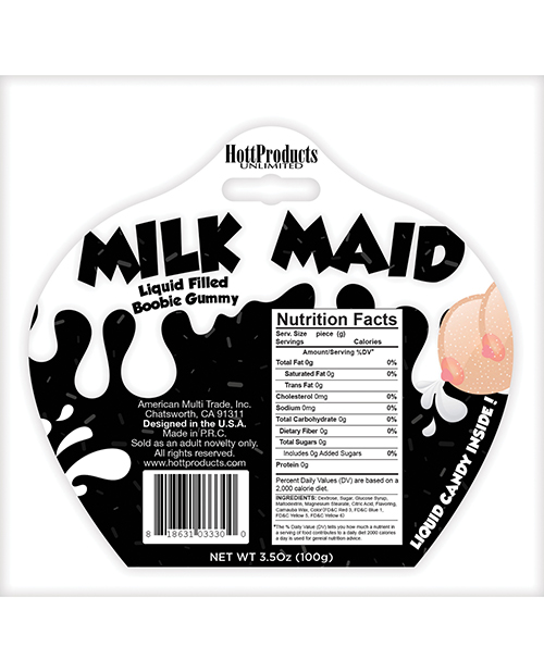 Hott Products Milk Maid Liquid Filled Boobie Gummy