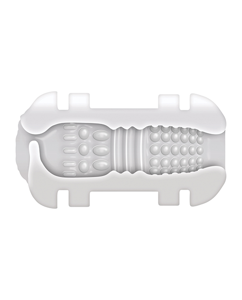 Zero Tolerance Double Decker Masturbator Stroker - Black/Clear