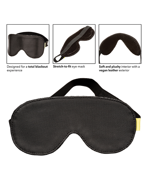 CalExotics Fetish Boundless Blackout Eye Mask - Black